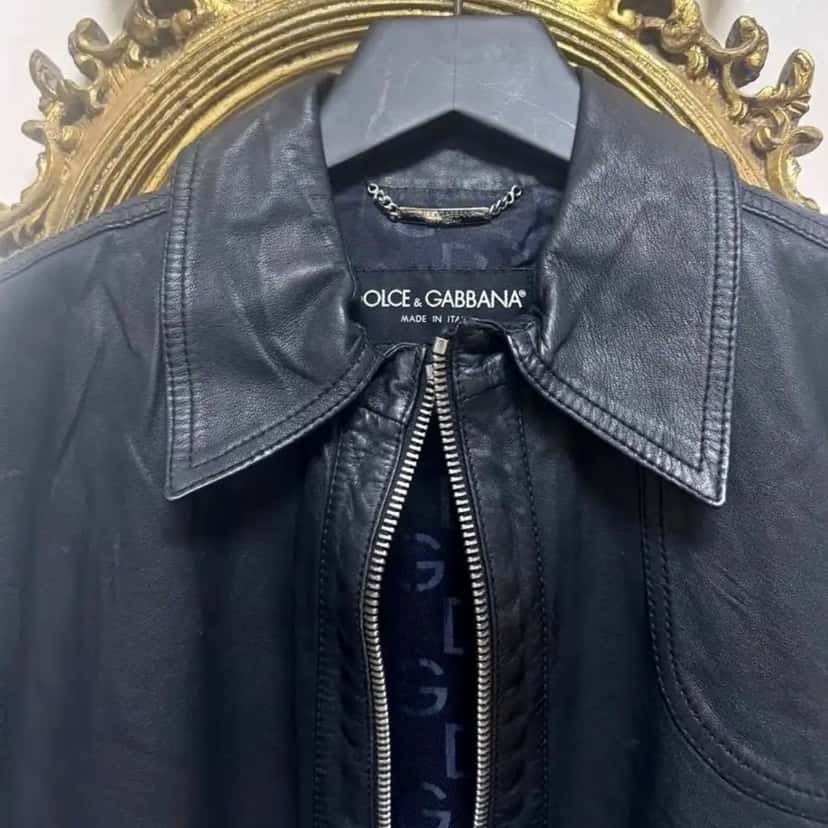 Dolce & Gabbana Leather Black Leather Very good condition - Inside View