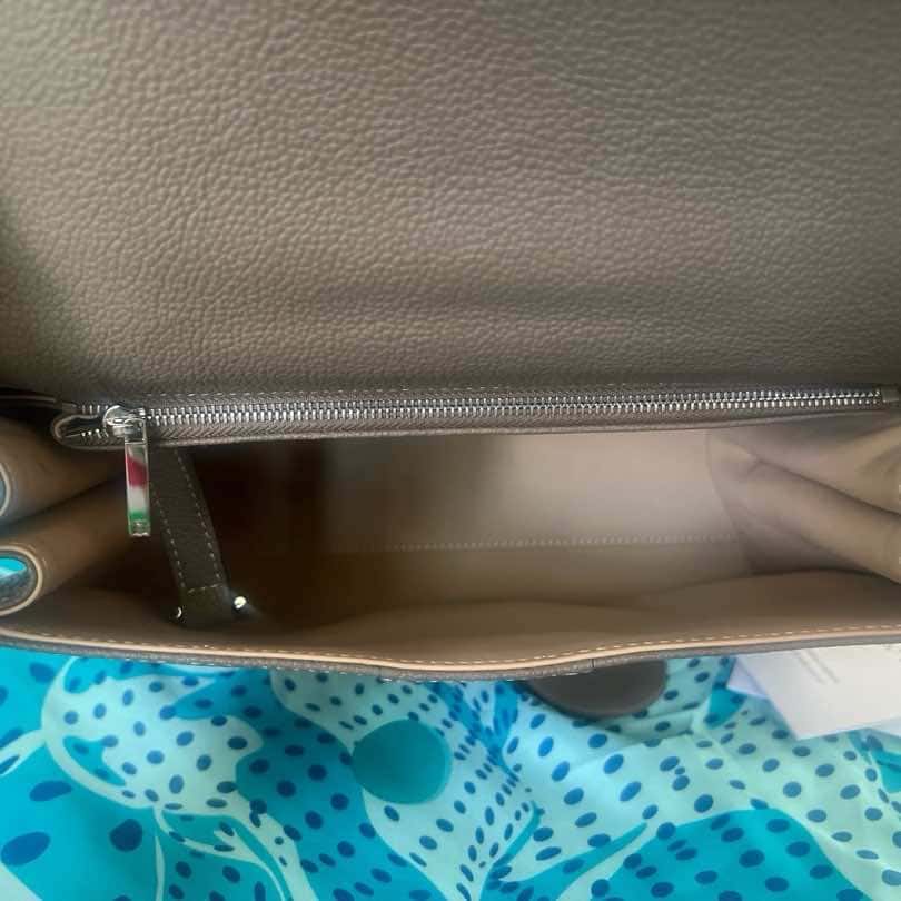 Delvaux MM Brillant Supriquè Grey Leather Palladium Very good condition - Model View