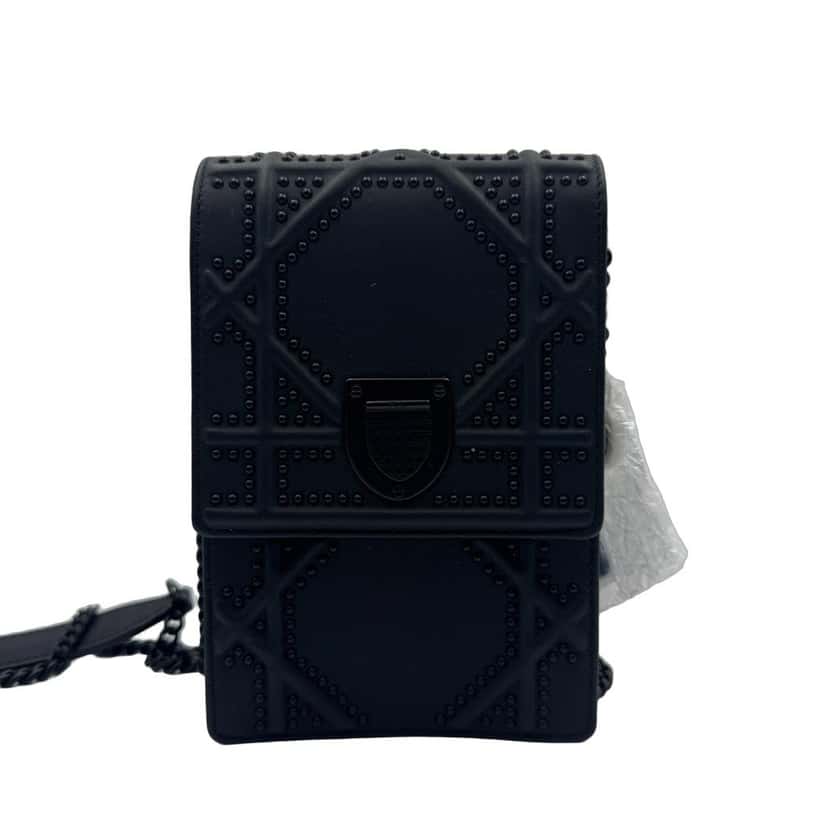 Dior Diorama Black Leather Very good condition - Front View