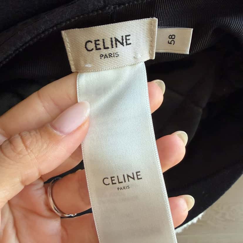 Celine Celine Black Wool Never worn - Inside View