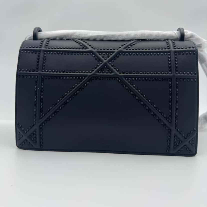 Dior Diorama Black Leather Very good condition - Back View