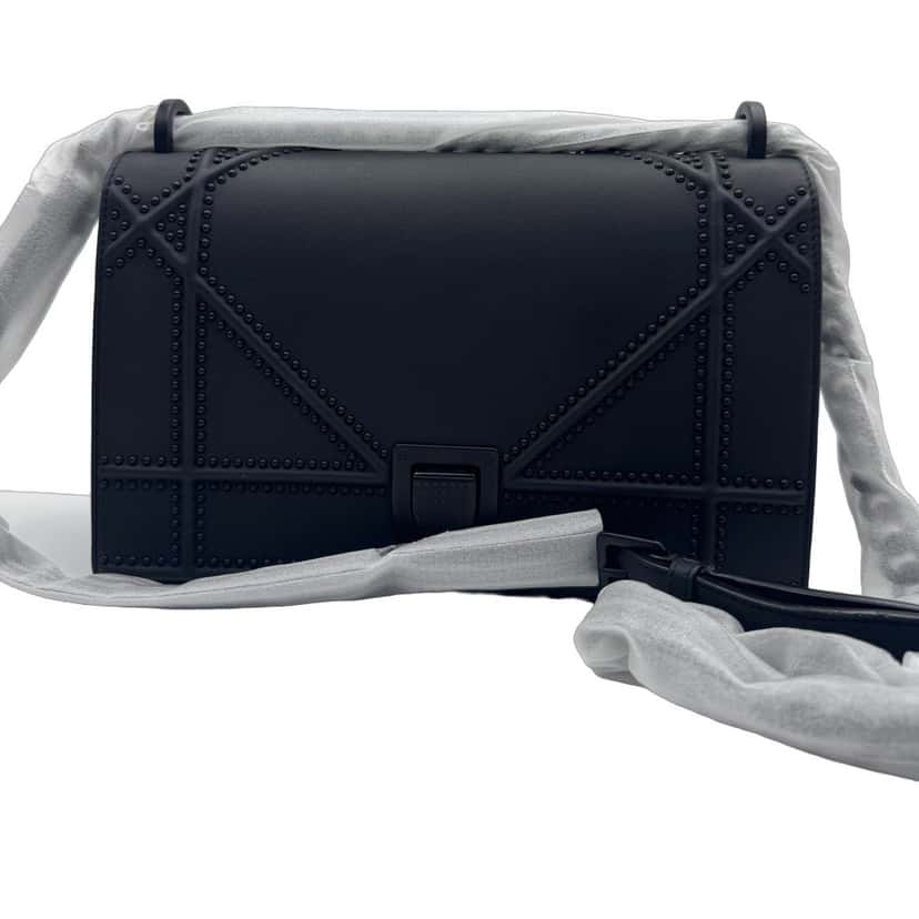 Dior Diorama Black Leather Very good condition - Front View