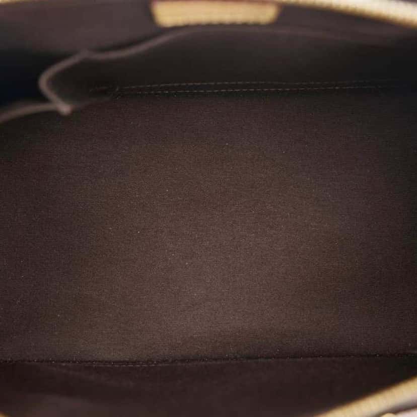 Louis Vuitton Alma Burgundy Leather Gold Never worn - Inside View