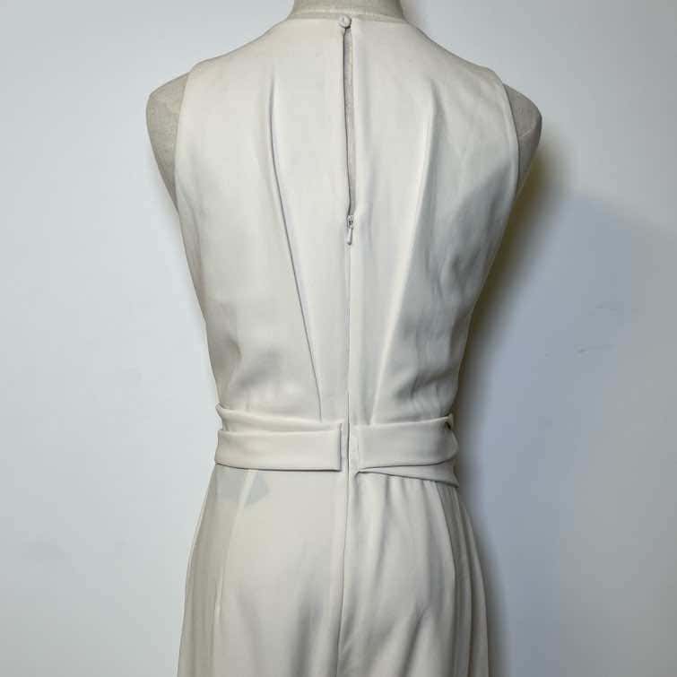 Max Mara Pianoforte Jumpsuit White Silk Very good condition - Model View