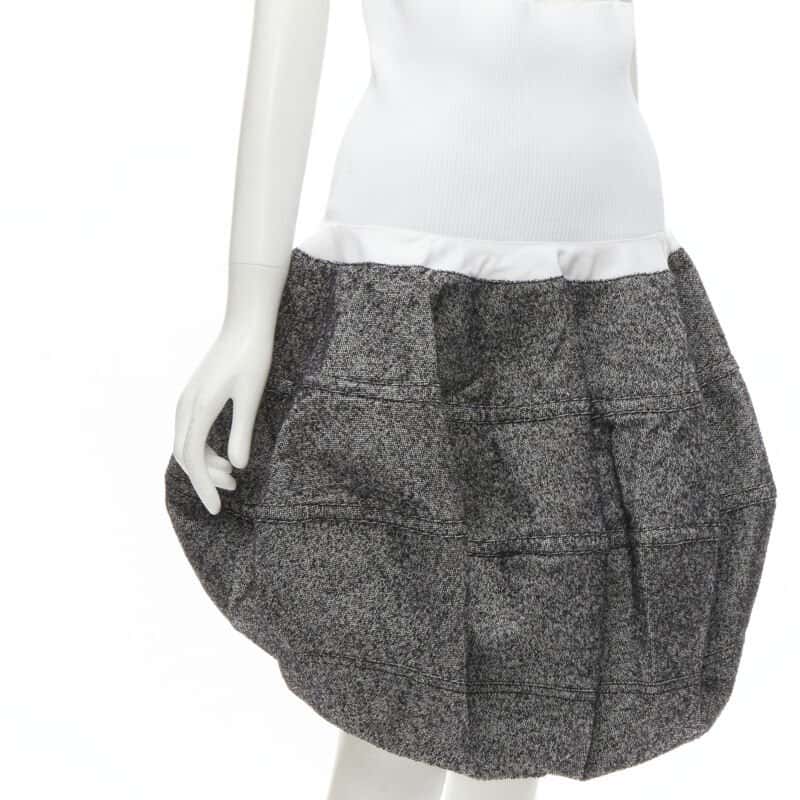 Louis Vuitton Grey Wool Bubble Grey Wool Never worn - Back View