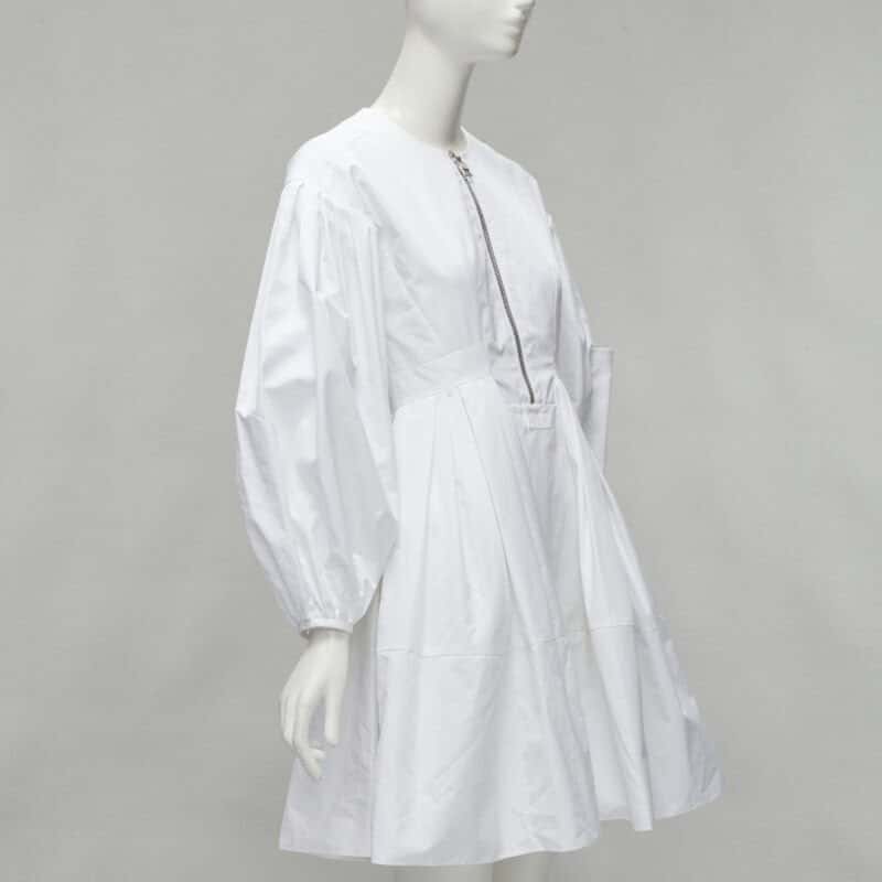Alexander McQueen White Puff Dress White Cotton Very good condition - Inside View