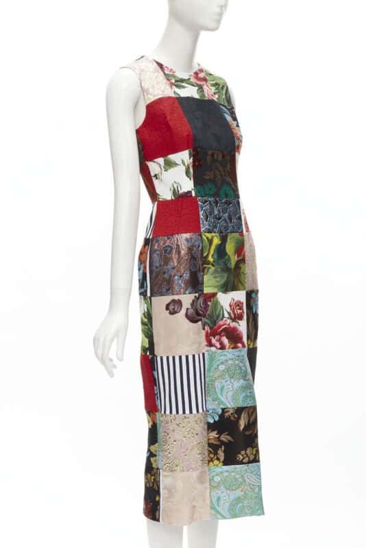 DOLCE & GABBANA Patchwork Midi MultiColor Never worn - Inside View