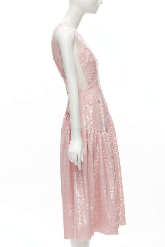Simone Rocha Blush Sequin Dress Other Polyester Very good condition - Model View