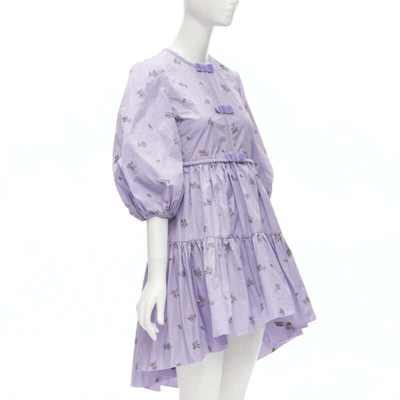 RED VALENTINO GARAVANI Purple Bow Dress Purple Polyester Never worn - Inside View