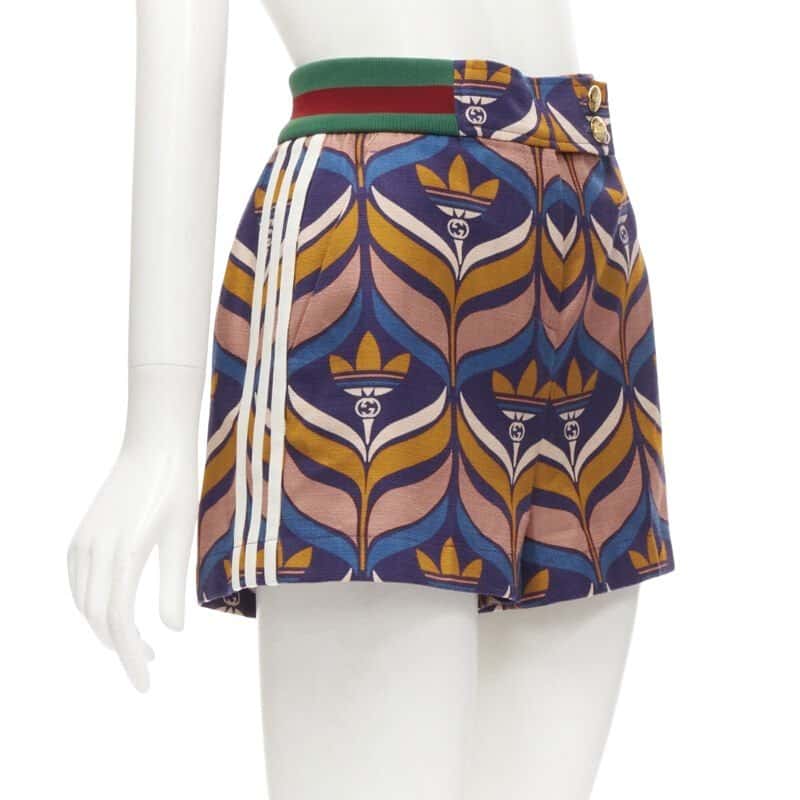 Gucci Trefoil Shorts MultiColor Cotton Never worn - Front View