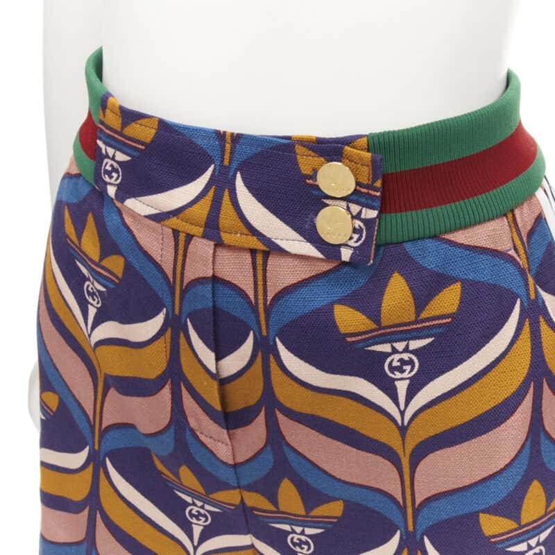 Gucci Trefoil Shorts MultiColor Cotton Never worn - Back View