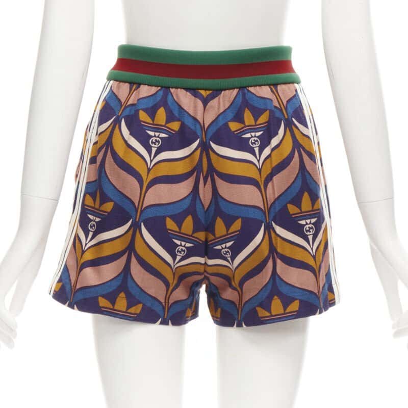 Gucci Trefoil Shorts MultiColor Cotton Never worn - Inside View