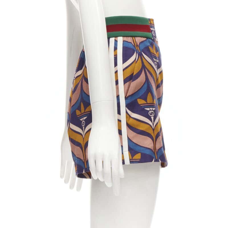 Gucci Trefoil Shorts MultiColor Cotton Never worn - Model View