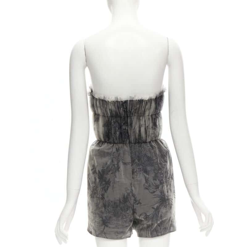 Dior Tulle Gathered Grey Polyamide Never worn, with tag - Box View