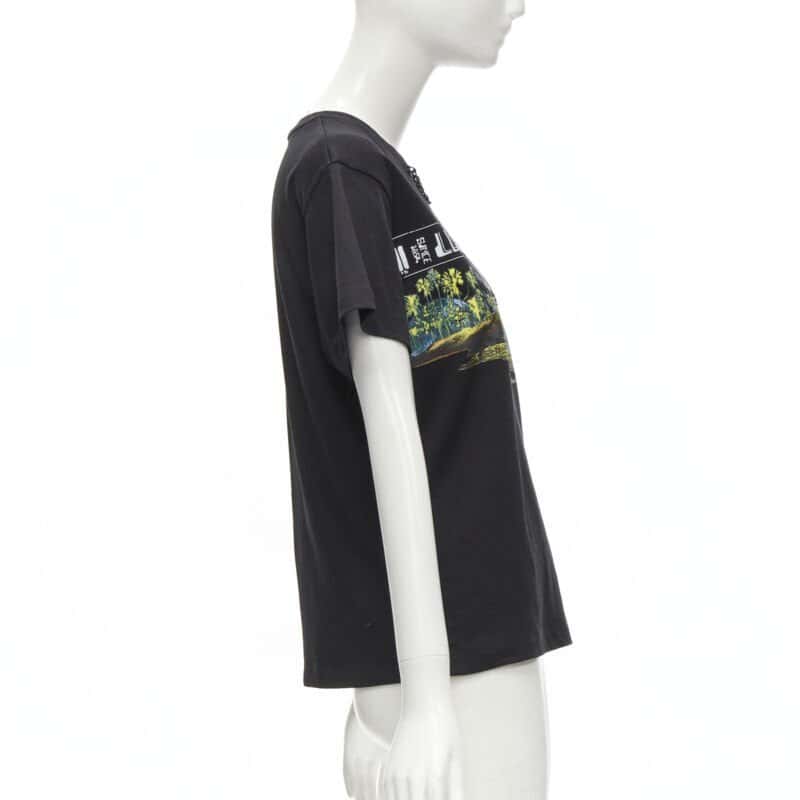 Louis Vuitton Graphic Chain Tee Black Cotton Never worn - Model View