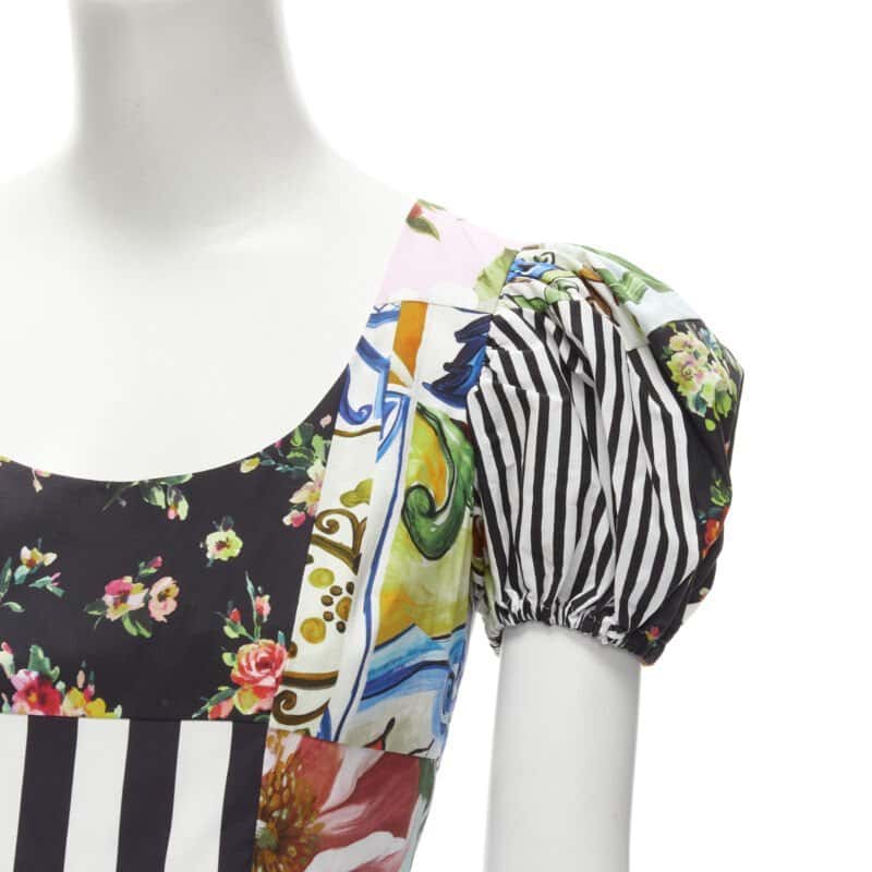 Dolce & Gabbana Sicilian Cotton Poplin Dress Other Cotton Very good condition - Back View