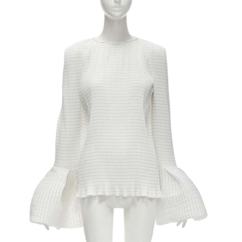 Maticevski Curve White Polyester Never worn - Front View