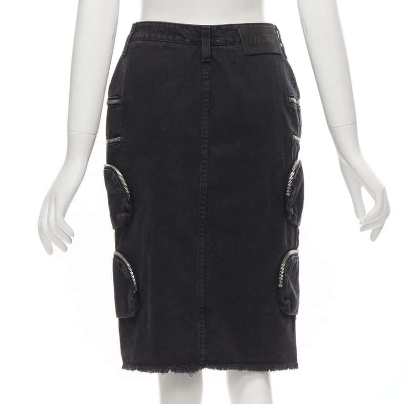 Faith Connexion Punk Chain Skirt Black Cotton Never worn - Box View