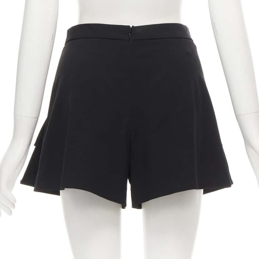 RED VALENTINO GARAVANI Bow Waist Shorts Black Viscose Never worn - Box View