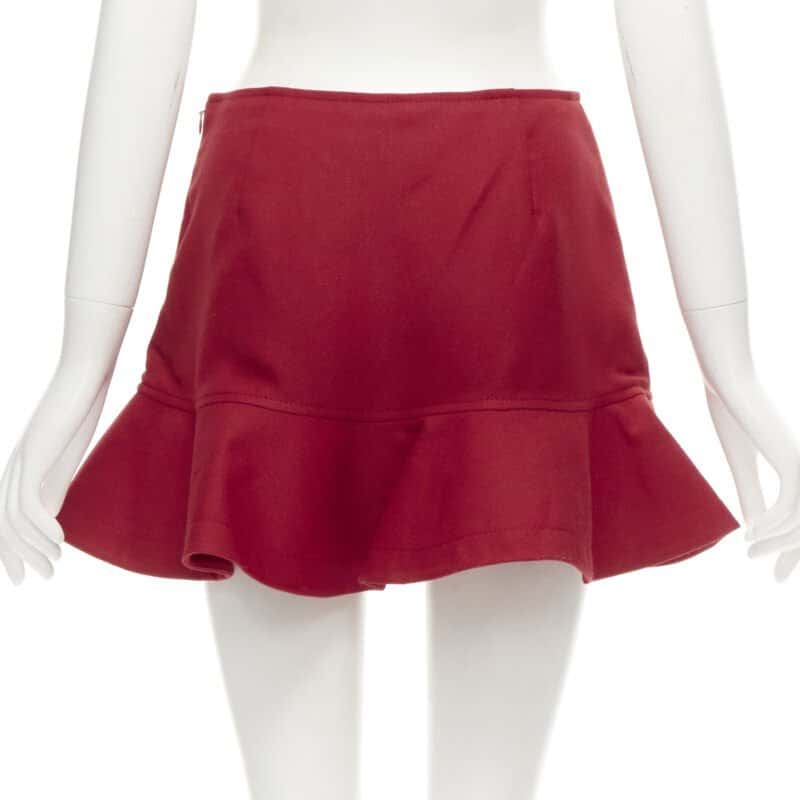 Valentino Garavani Heart Flared Shorts Red Polyester Never worn - Box View