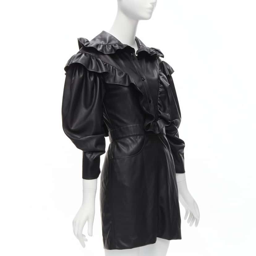 PHILOSOPHY DI ALBERTA FERRETTI Victorian Ruffle Dress Black Polyester Very good condition - Inside View