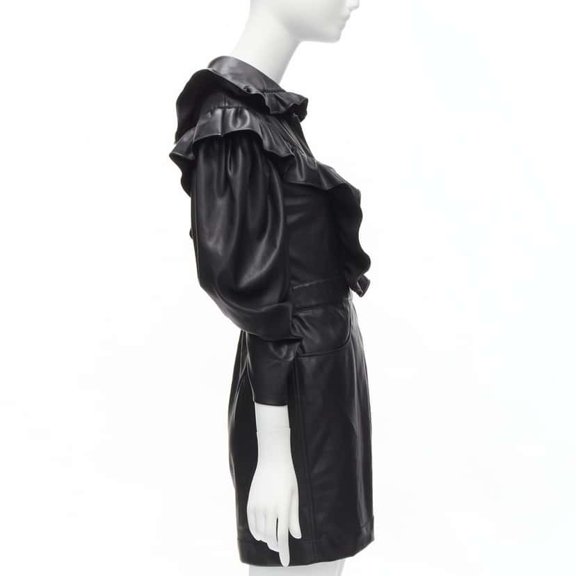 PHILOSOPHY DI ALBERTA FERRETTI Victorian Ruffle Dress Black Polyester Very good condition - Model View