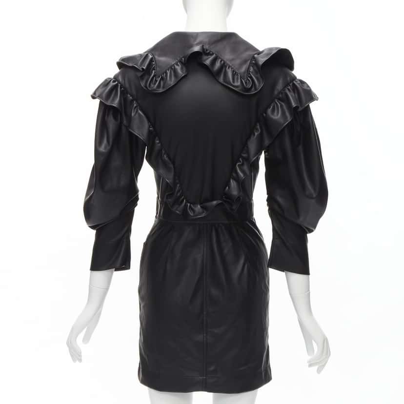 PHILOSOPHY DI ALBERTA FERRETTI Victorian Ruffle Dress Black Polyester Very good condition - Box View