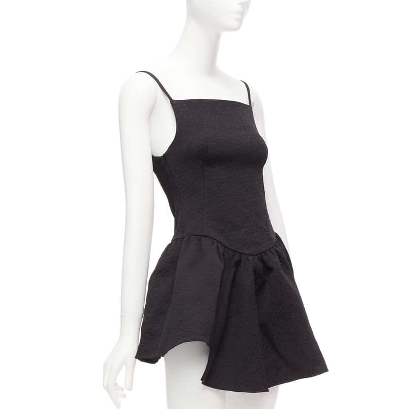 Shushu Tong Floral Cloque Dress Black Polyester Never worn - Inside View