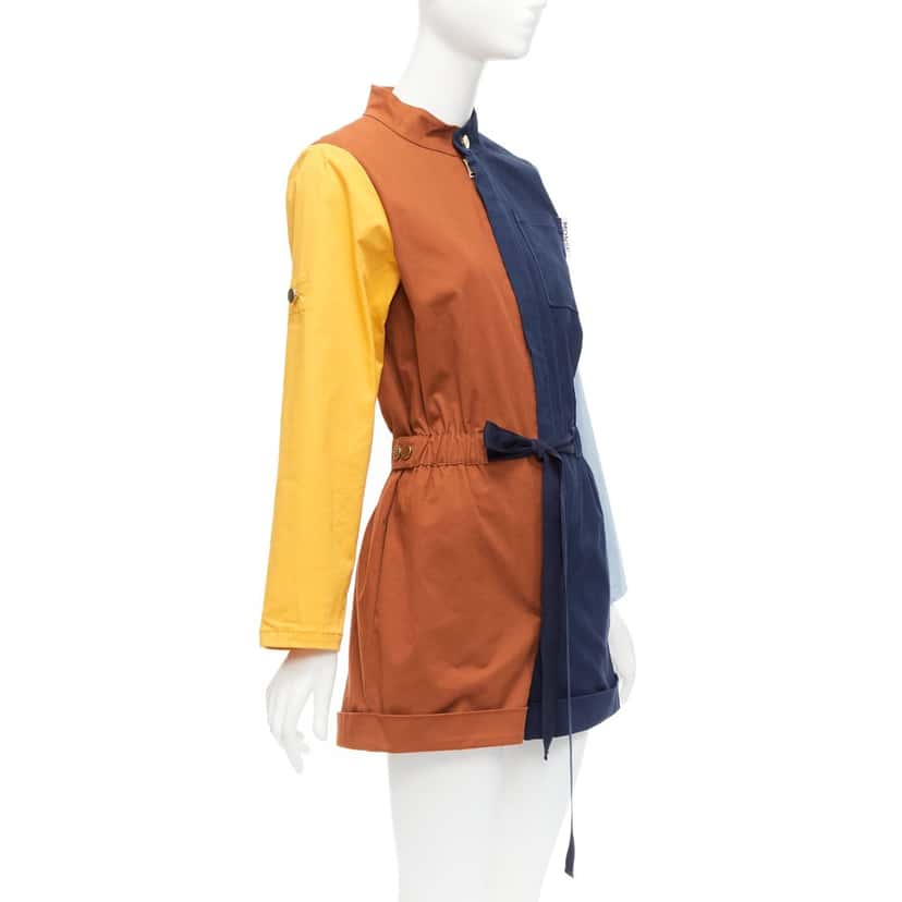 Monse Camo Belted Romper Yellow Cotton Very good condition - Inside View