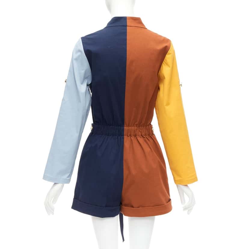 Monse Camo Belted Romper Yellow Cotton Very good condition - Box View