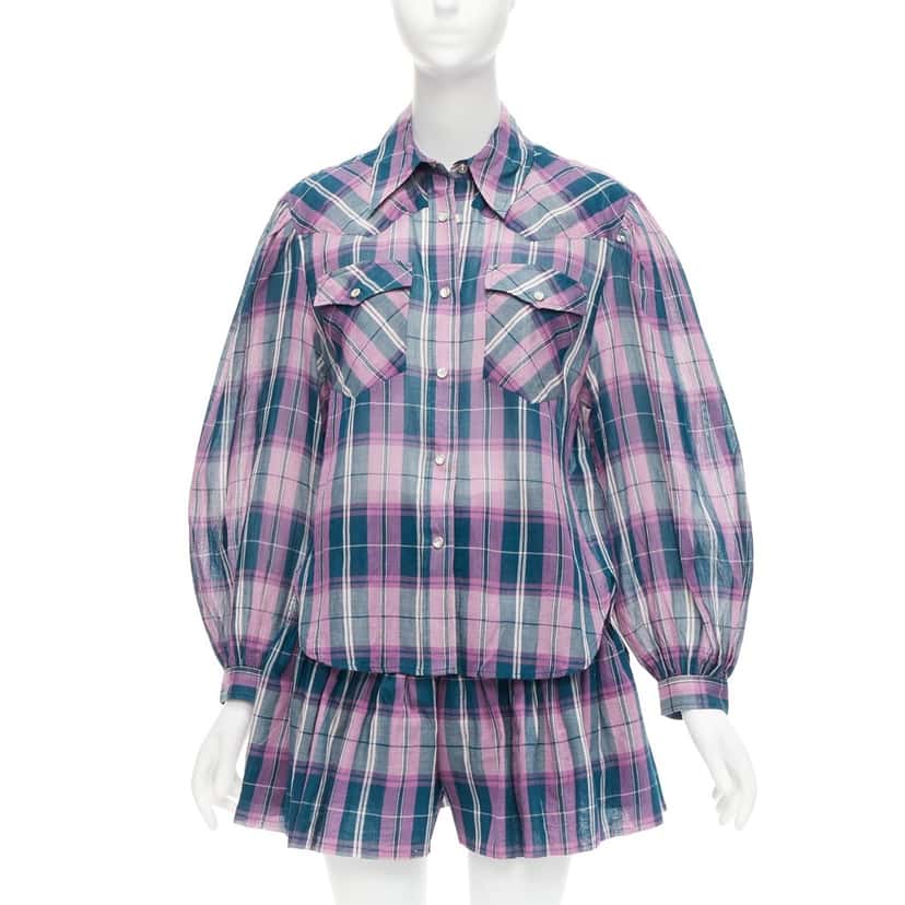 Isabel Marant Bethany Purple Cotton Never worn - Front View