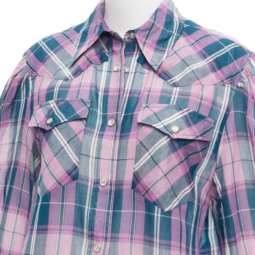 Isabel Marant Bethany Purple Cotton Never worn - Back View