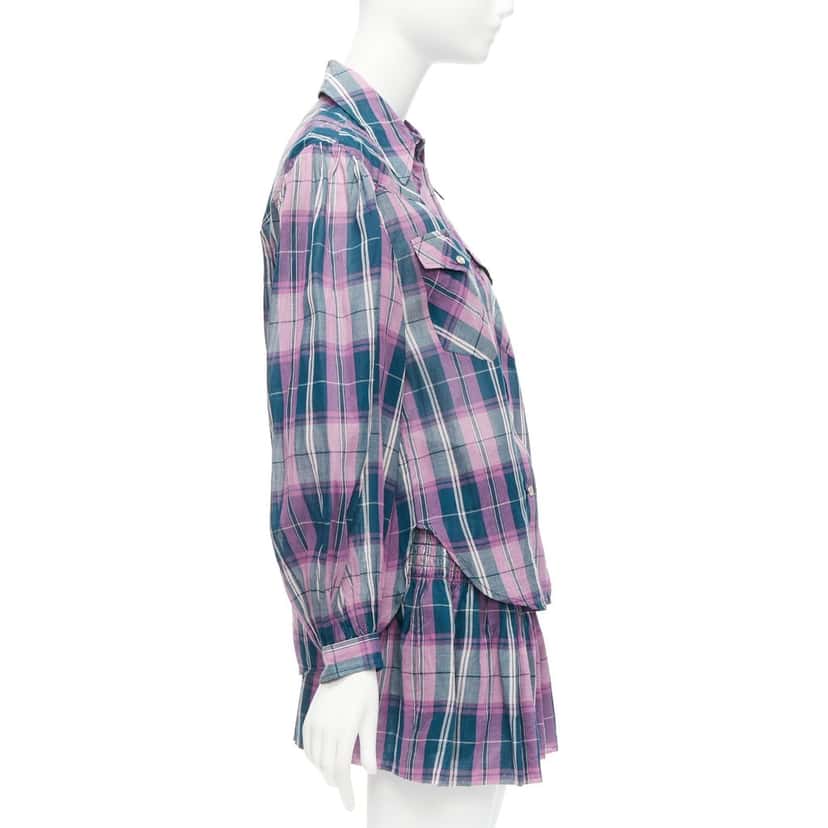 Isabel Marant Bethany Purple Cotton Never worn - Model View