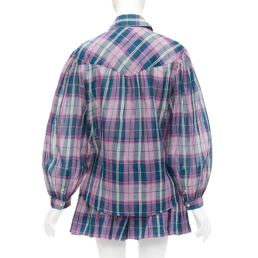 Isabel Marant Bethany Purple Cotton Never worn - Box View