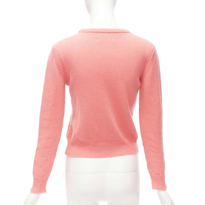 Alberta Ferretti Love Cashmere Sweater Pink Cashmere Never worn - Box View