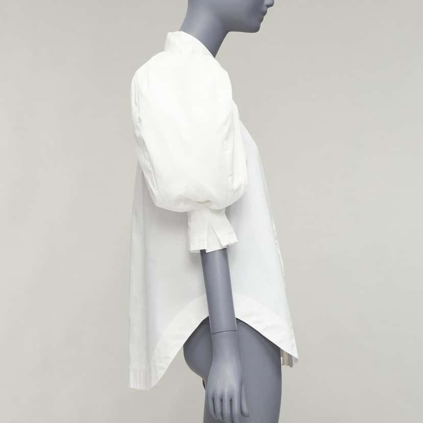 Aje Gold Button Shirt White Cotton Very good condition - Model View