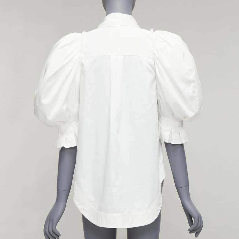 Aje Gold Button Shirt White Cotton Very good condition - Box View