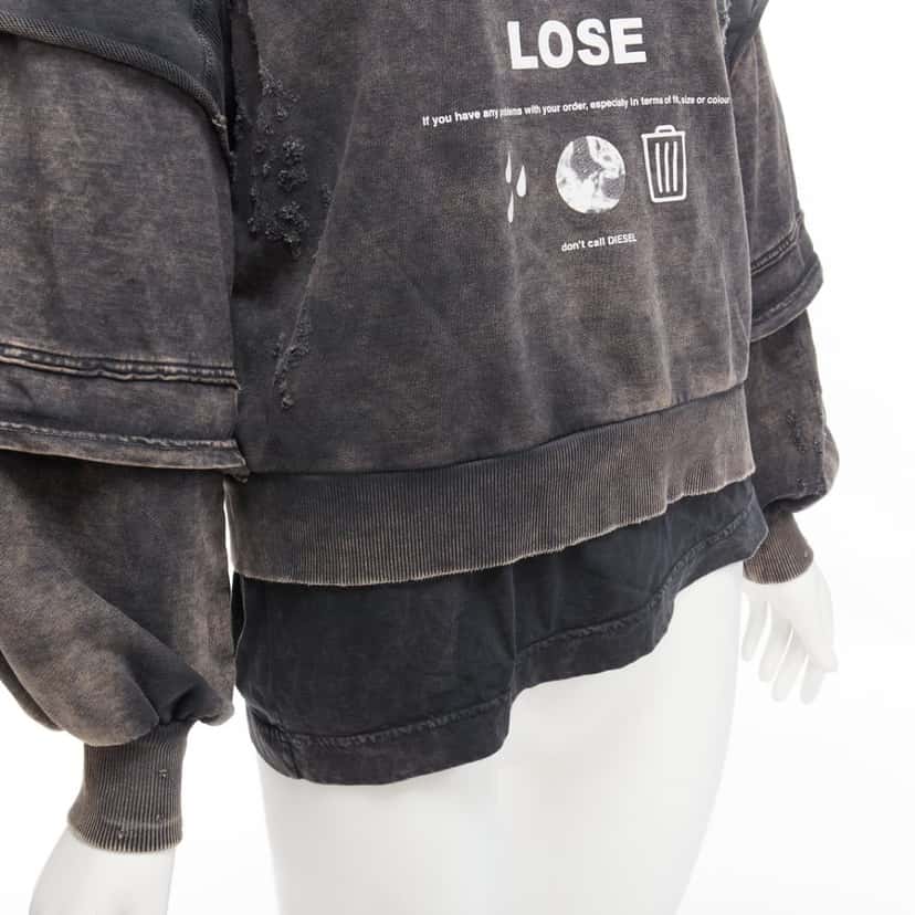 Diesel F Strat Grey Cotton Never worn - Back View