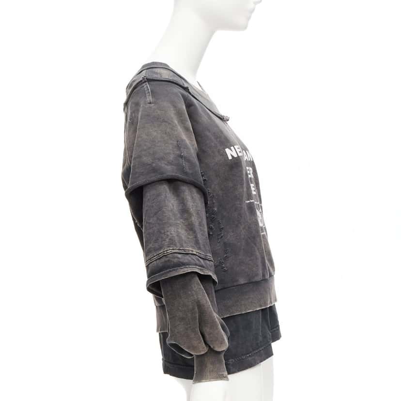 Diesel F Strat Grey Cotton Never worn - Model View