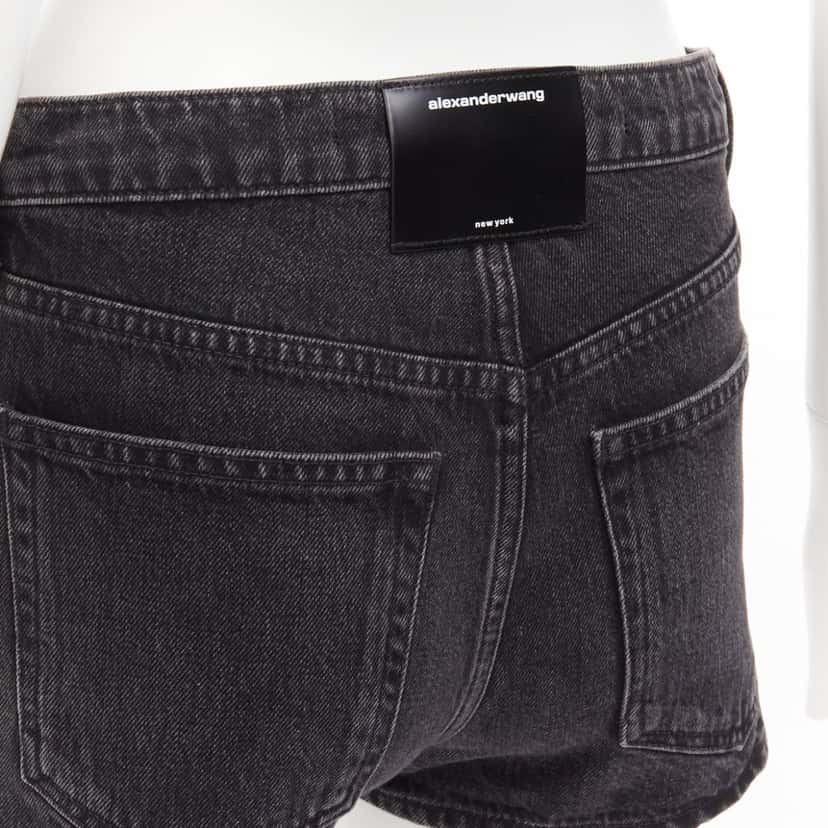 Alexander Wang Skirt Back Skorts Black Cotton Very good condition - Back View