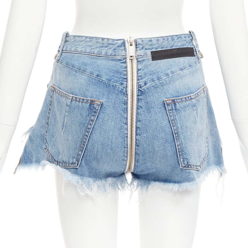 Unravel Project Zip Denim Shorts Blue Never worn - Box View