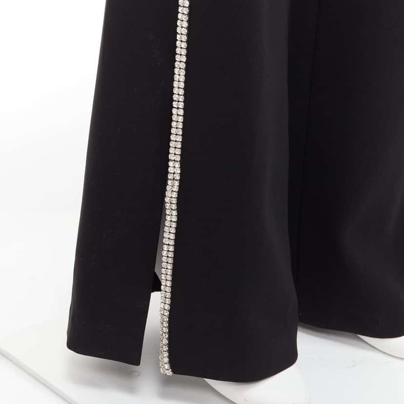 Cinq a Sept Crystal Trim Pants Black Never worn - Back View