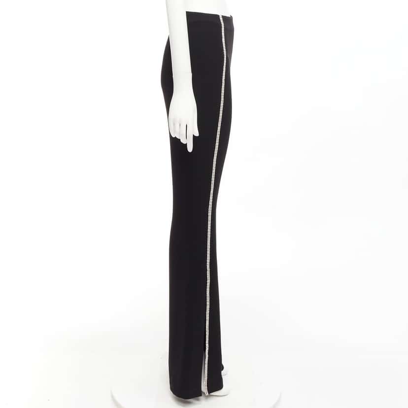 Cinq a Sept Crystal Trim Pants Black Never worn - Model View