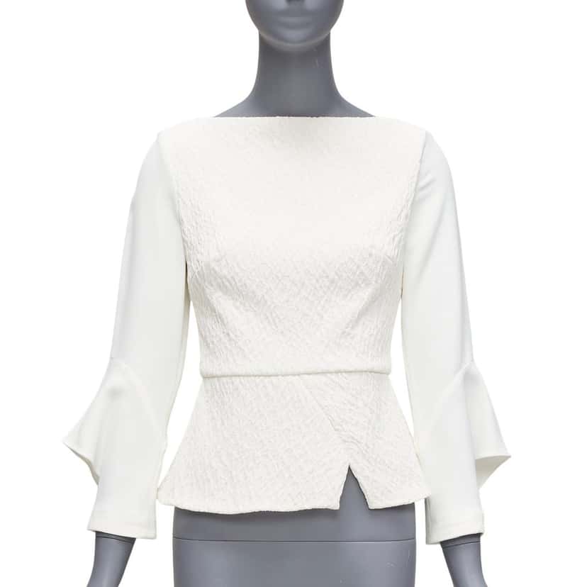 Roland Mouret RIchardson Beige Polyamide Never worn - Front View