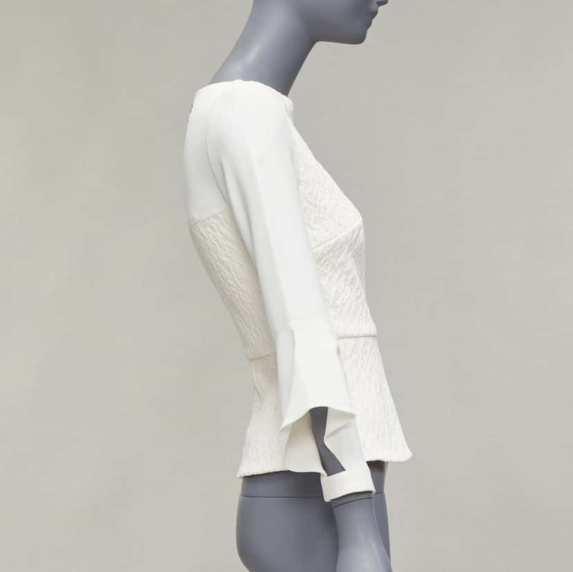 Roland Mouret RIchardson Beige Polyamide Never worn - Model View