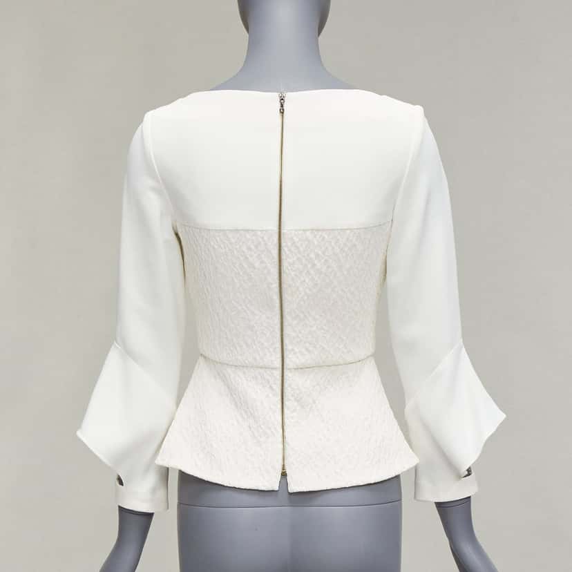 Roland Mouret RIchardson Beige Polyamide Never worn - Box View