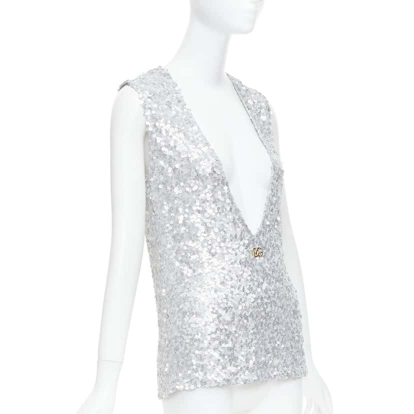 Dolce Gabbana Product Silver Polyester Very good condition - Inside View