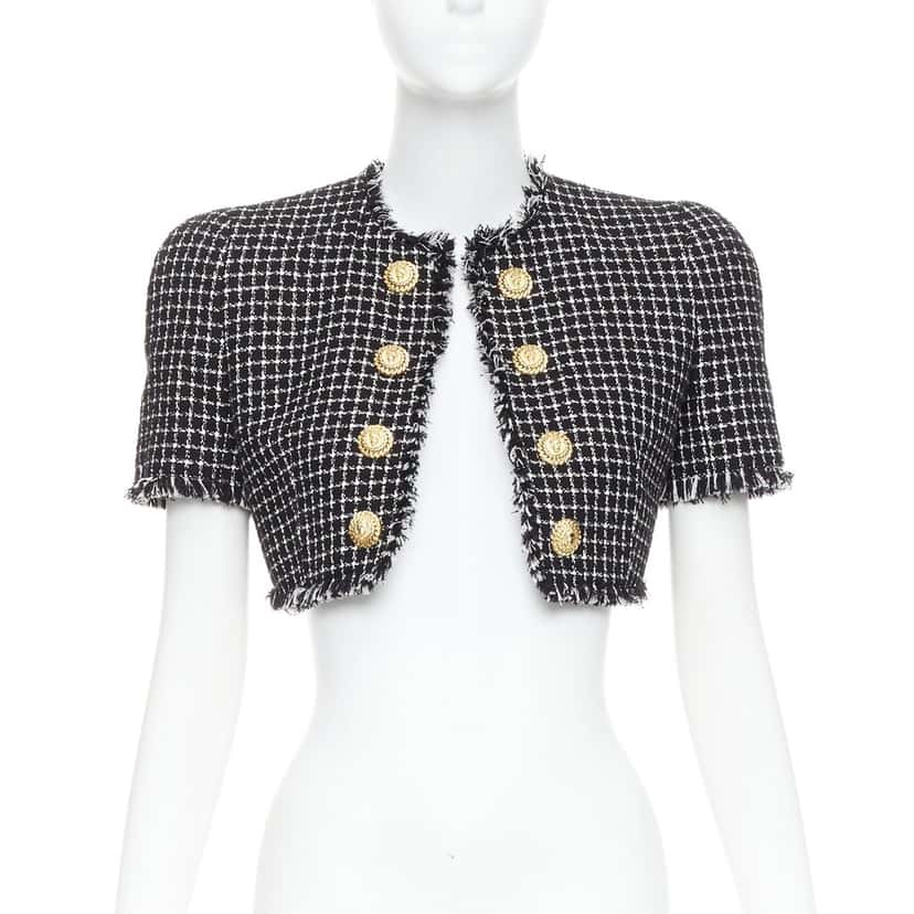 Balmain 241251F057002 Black Cotton Very good condition - Front View