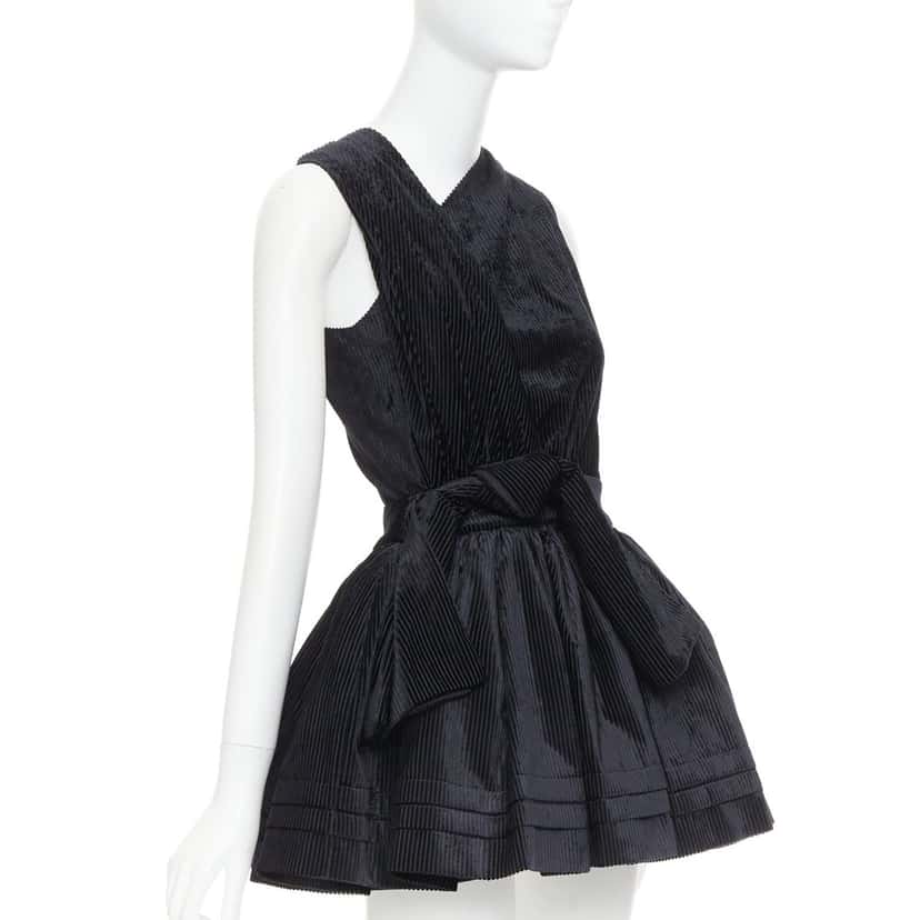 Shushu Tong Tuck Edge Sloping Black Polyester Very good condition - Inside View