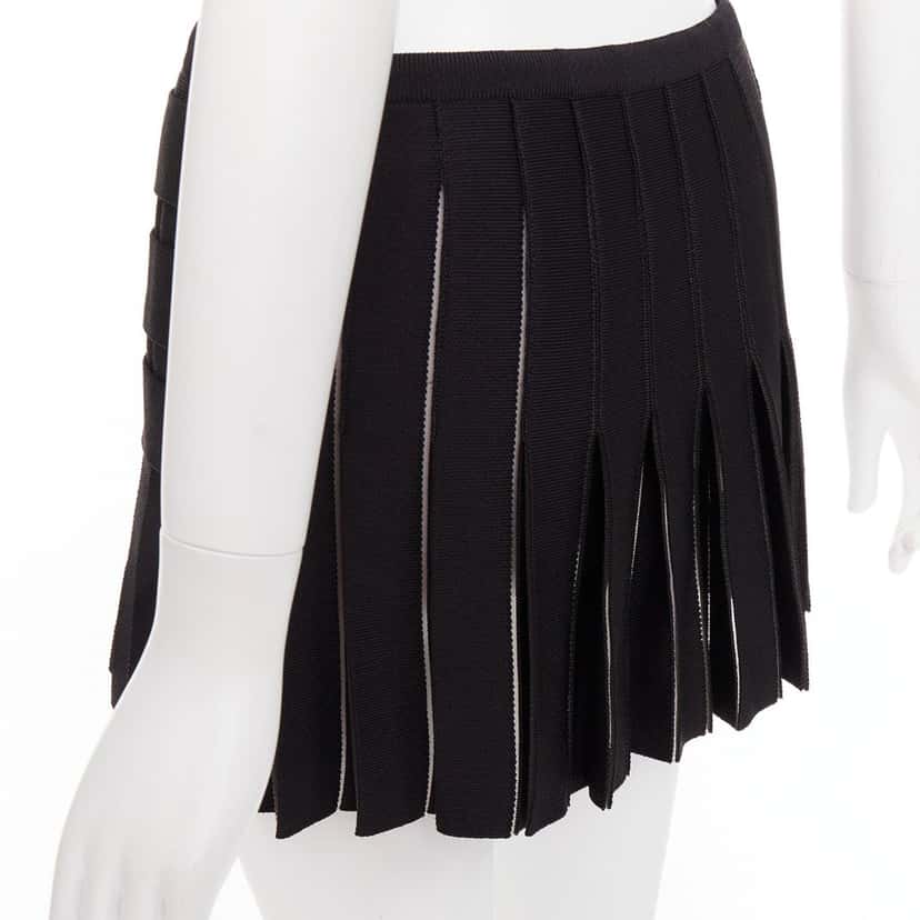 Balmain YF1LB474KC410PA Black Viscose Very good condition - Back View